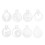 Festive Eid Mubarak Baking Kit, 80PCS Eid Mubarak Cookie Cutter Stencil Sets, Reusable For DIY Projects, Decorative Cake Mold Tools Perfect For 1