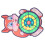 Children Indoor Dartboard Set with Squirrels Shape Hook and Loop Ball, 68g 9
