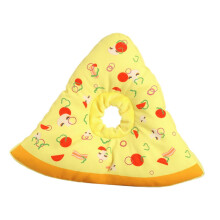 Soft Elizabethan Collar for Cats Recovery Neckband Donut Design Soft Material Yellow Size 35.50 x 32.00 x 7.00 cm