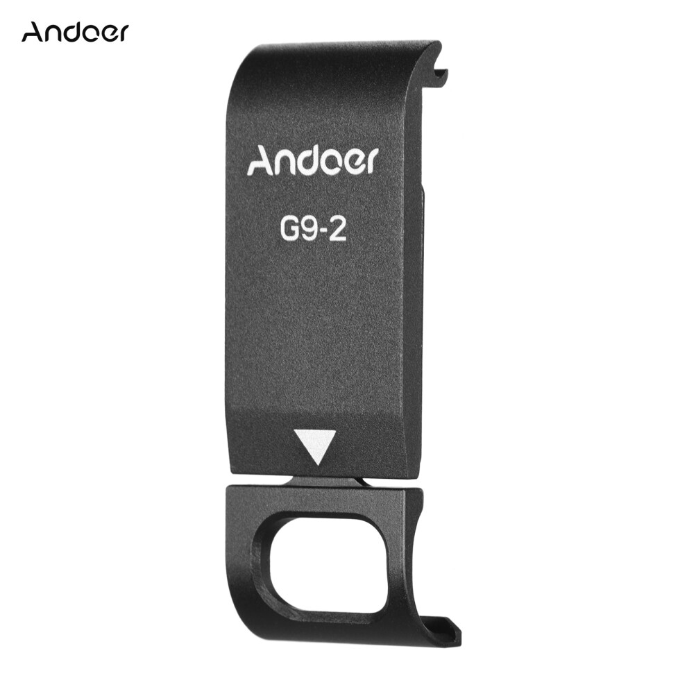 Andoer G9-2 Metal Battery Cover For Gopro Hero 9/10/11 Vlog Accessory 7901378543348