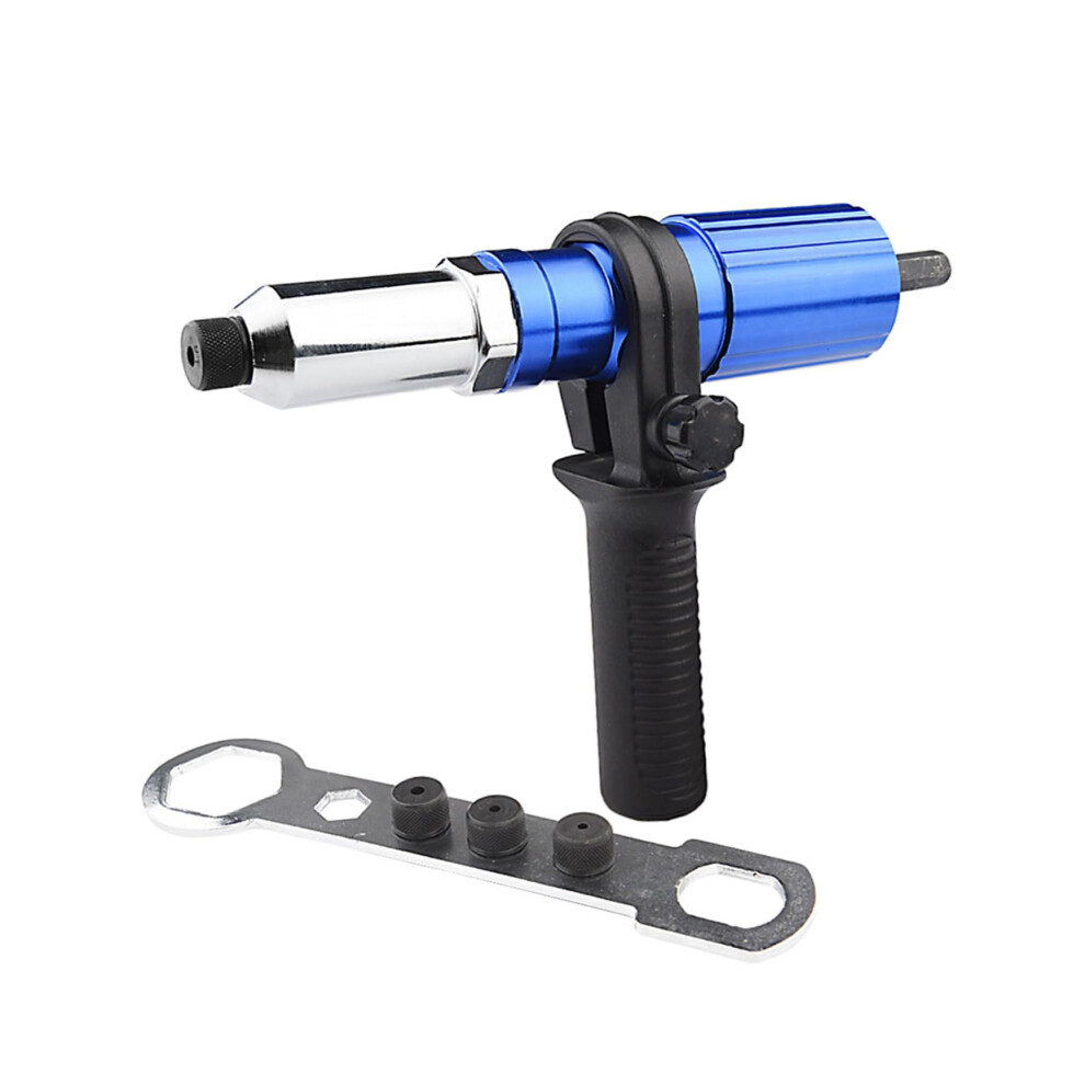 Electric Rivet Adapter For Cordless Drills Aluminum Alloy Quick Release Includes Rivets And Drill Bit 9094768758304