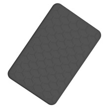 Silicones Waterproof Cats Litter Mat for Cats Nonslip-Black