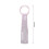 Handcrafted Rhinestones Wine Bottle Bag with Comfortable-White 2