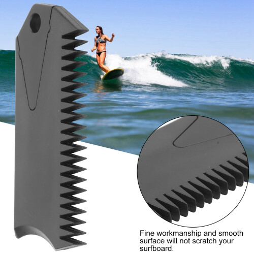 Versatile Surfboard Wax Comb with Jagged Edge and Handy Fin Key 1