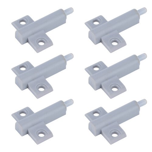 10PCS Gray Plastic Door Buffer Soft Close Damper 65x47mm