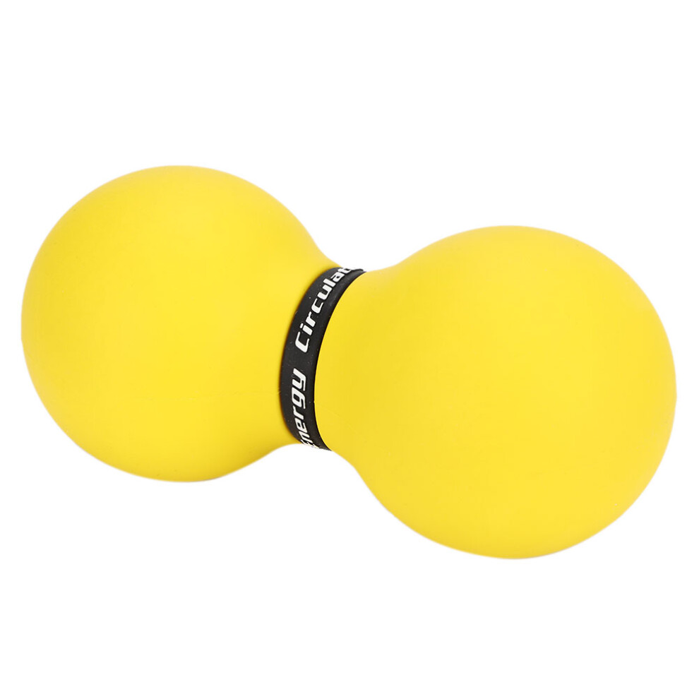 Craniosacral Therapy Tool, Enhanced Circulation Foot Pain Relief Massager For Self Myofascial Release And Deep Tissue Massage, Yellow Non-Toxic Rubbe