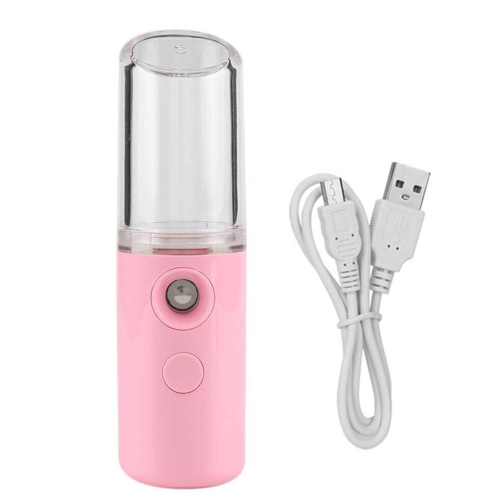 Portable Facial Mist With USB Charging Cordless Face Steamer Nano Mist Sprayer Fine Water Droplets Hydrating Facial Mist Rechargeable Nano Mist Deep