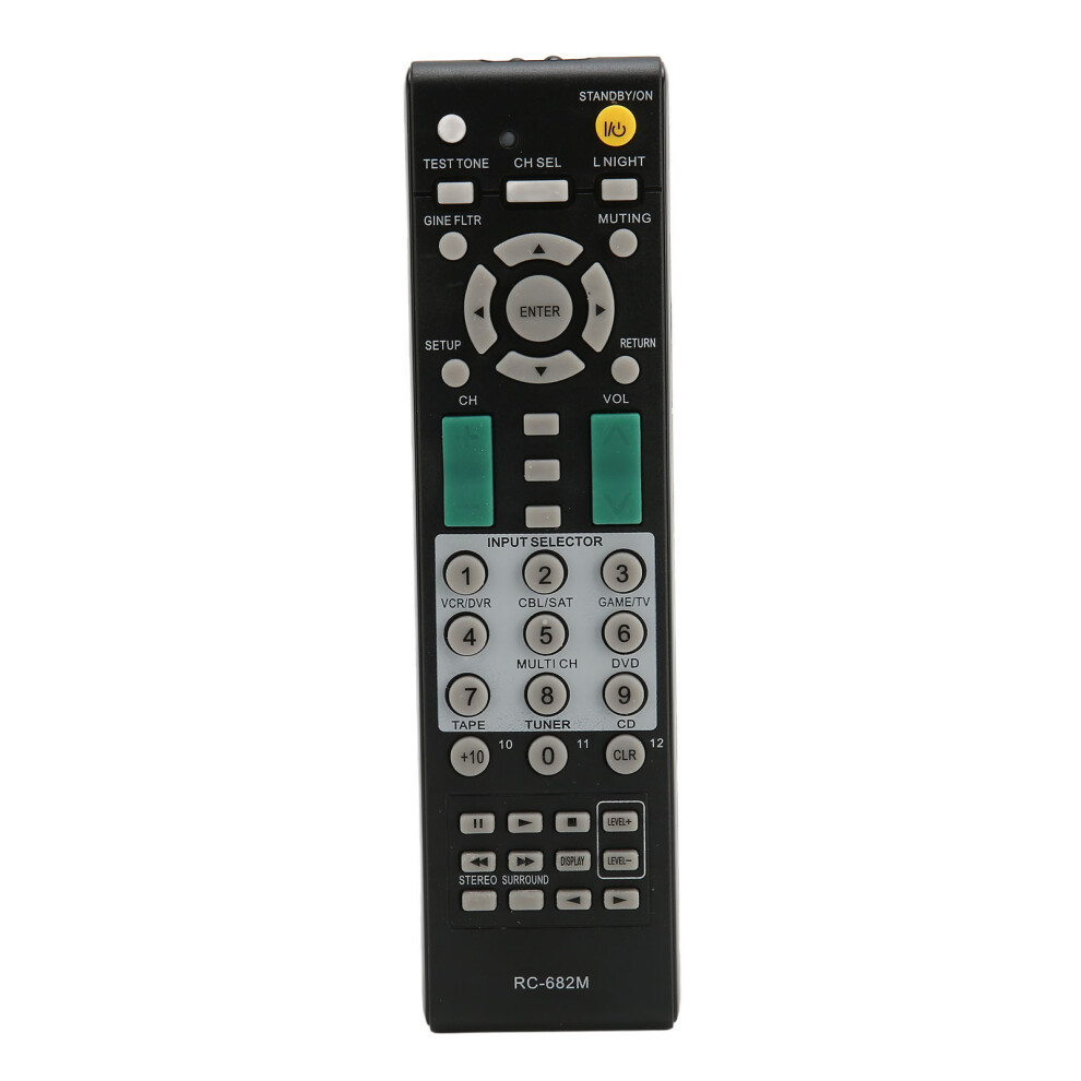Home Theater Audio System Remote Control, Av Receiver Universal Infrared Replacement For Rc-682M Rc-606S 607M Ergonomic Design, Pre-Programmed Quick R 9012494723922