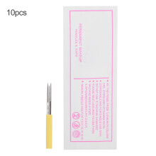 Kit de Microblading com Agulhas de Aço Inoxidável para Microblading Manual, Maquiagem Permanente para Sobrancelhas, Embalagem Individual, Excelente