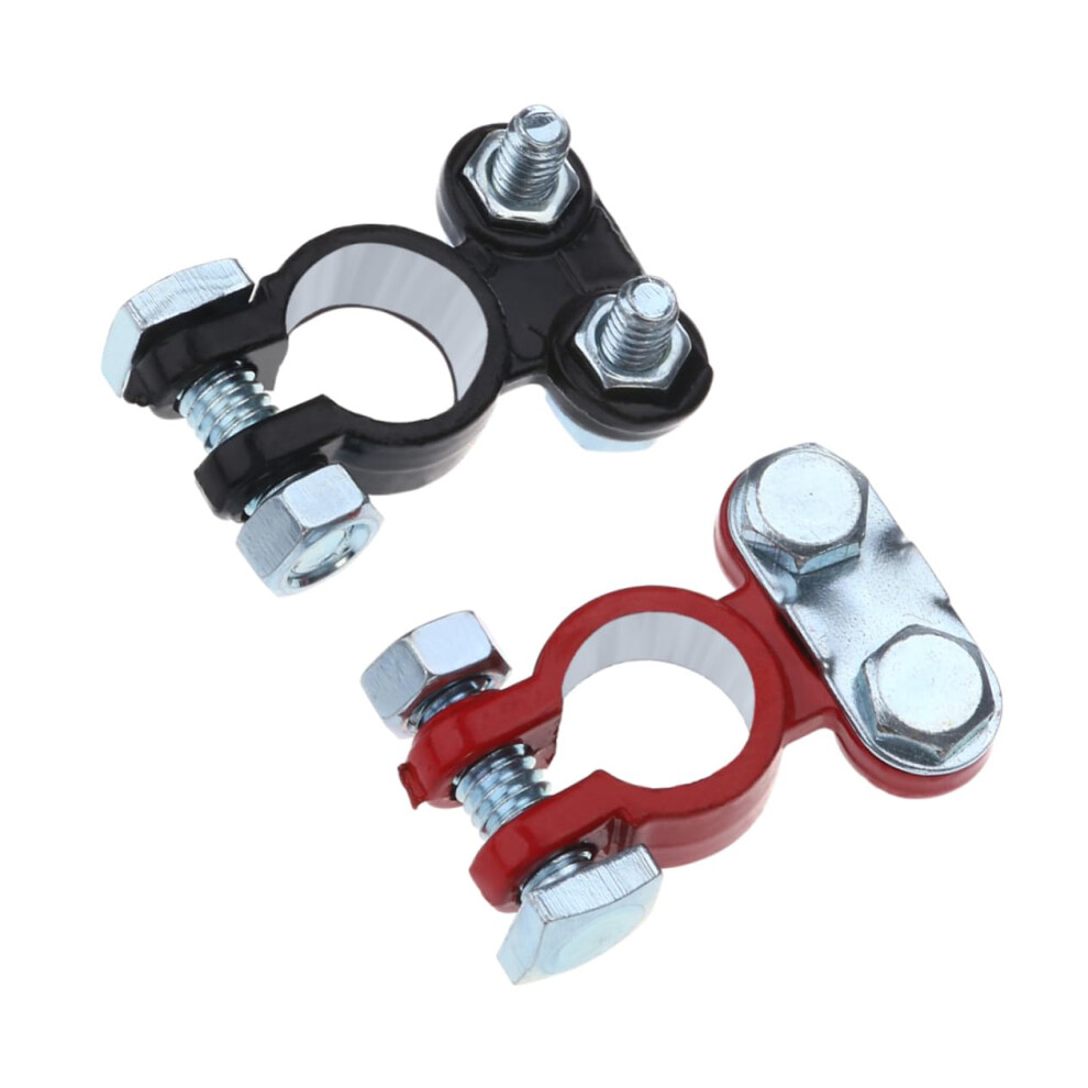 Battery Terminal Clamps, 2 Pieces, Zinc Alloy, Strong Construction, Car Battery Terminal Ends For Jumper Cables 9094768759035
