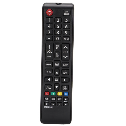 Replacement Remote Control For Samsung Smart Tv, Ir Universal, No Setup Required, Complete Remote Control Functions, Compact Size