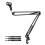 Heavy Duty Steel Structure Adjustable Microphone Arm Stand With Super Strong Spring Impact Resistant Plastic Construction Smooth Handle Operation 1