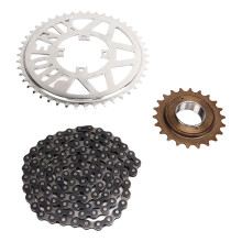 Combinazione di puleggia motrice con catena 410T, 114 maglie, 22T, in alluminio alloy