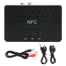 Hjemmestereoadapter til trådløs musiklytning, Bluetooth-modtager til HiFi-musikstreaming, digital-til-analog-chip, NFC-hurtigforbindelse, stabil