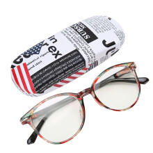 Bifokale Lesebrille mit Blaulichtfilter und komfortablen Nasenpads für Damen und Herren (Teefarbe) – ideal für Halloween-Partys, Clubbesuche und
