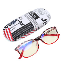 Trendige Lesebrille mit bequemer Passform, hochauflösender Sicht, Federscharnier, Blaulichtfilter, Retro-Katzenaugen-Design, Anti-Augenbelastung,