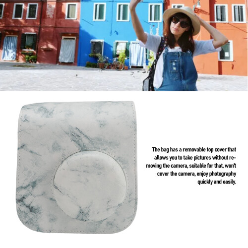 Dark Green Marble Camera Case for Mini SE 7 Multifunctional Sling Bag 2