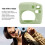 Green Silicone Protective Case for SE Instant Camera Fall Resistant Safe Fit 3
