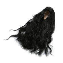 Curly Soft Heat-Resistant Ball Jointed Doll Wig for 1/6 Doll Black