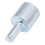 Iron RV Scissor Jack Socket Adapter, 3/4in Hex Drive, Silver 1