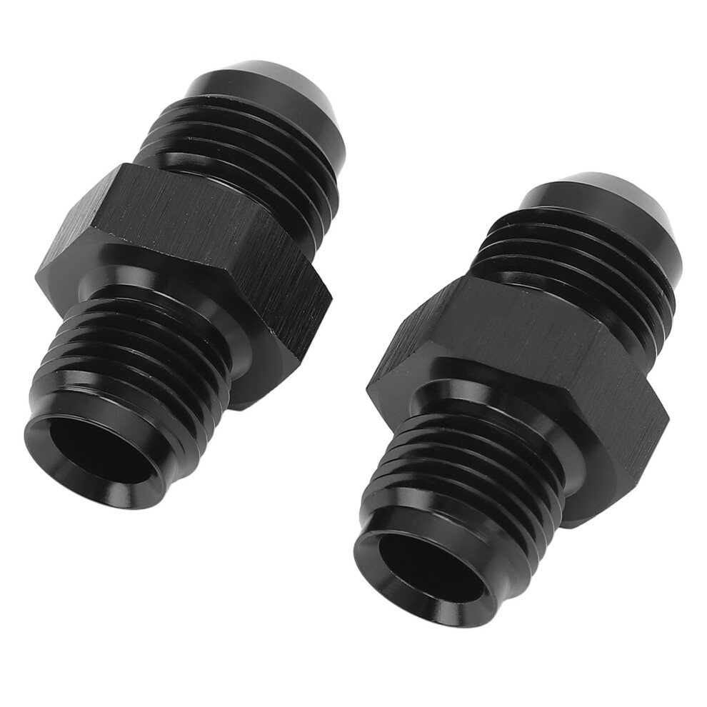 6An To 1/2-20 Inverted Flare Adapter Metal Cooler Fitting Finish Black 3361378551912