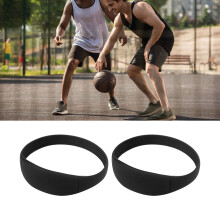 2 Stück Knie-Schmerzrelief-Band Weiche Stützbinde für Zuhause, Fitnessstudio und Büro Schwarz