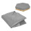 Hexagon Sandpit Waterproof Cover with Drawstring Grey UV Resistant 1