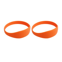 2 Stück Patella-Sehnen-Kniegurte, Weiche Sportstützbandage, Orange