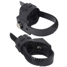 Bicycle Mudguard Mount Adjustable Pipe Clamp Universal Fit Aluminum For Front Or Rear Fender Easy Installation