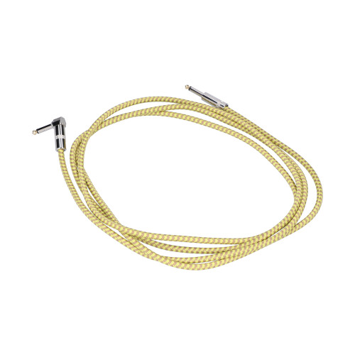 Câble audio de 6,5 mm, coudé, M-M, 5 m, rayure jaune 1