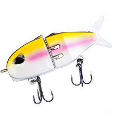 3D Printed Swimbaits 6cm Hard Crankbaits For Bass And Trout Realistic Action Enhanced Hooking Efficiency Yellow White