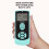 Métronome numérique rechargeable 1200mAh, 40-208 BPM, Vert 5