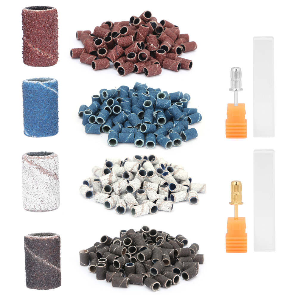 Manicure Tool Sanding Bands 80-240 Grit 400pcs for Nail Art Machines