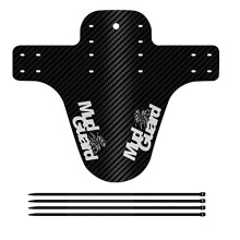 Mudguard Front And Rear For Mountain Bike White Universal Fit Set