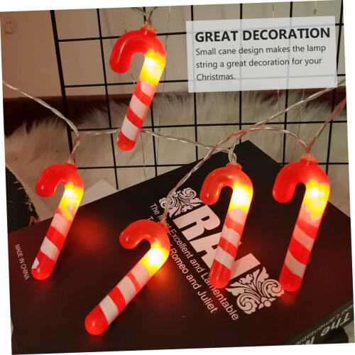 Led Christmas String Lights 3m Length 30 LEDs Small Cane Lights Multicolor for Tree Window Garden 1