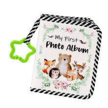 Baby's My Firsts Family Album Baby Cloth Album with Photo