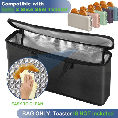 Strong Polyamide Transportable Bag For 2 Cut Toaster With 1