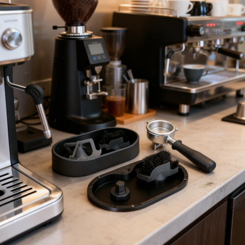 Professional Espresso Machine Cleaning-Coffee handle cleani 1