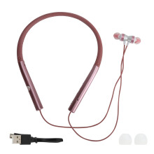 Căști wireless cu bandă de gât și microfon pentru reducerea zgomotului, căști intraauriculare Bluetooth 5.0 de înaltă definiție, proiectate