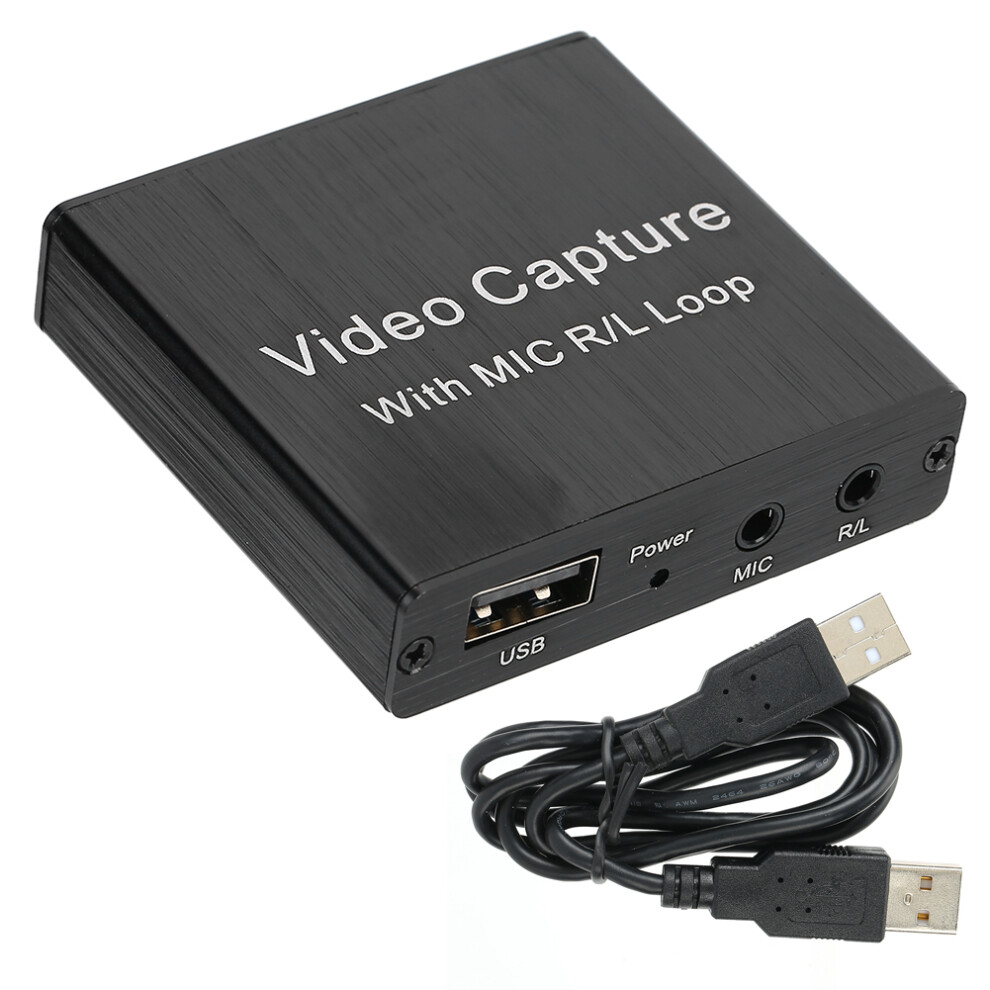 Usb3.0 Interface Capture Card For Seamless Live Streaming, Hdmi Loop Output Ensures Uninterrupted Gameplay While Recording 9773935287440