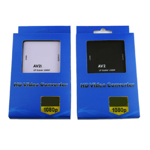 Συμπαγής προσαρμογέας RCA σε HDMI για κονσόλες παιχνιδιών, DVD και αποκωδικοποιητές, 2