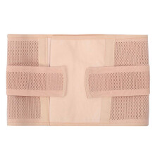 Cinta de suporte abdominal para recuperação pós-parto, respirável e confortável, com suporte para os músculos do core e alívio da dor lombar.