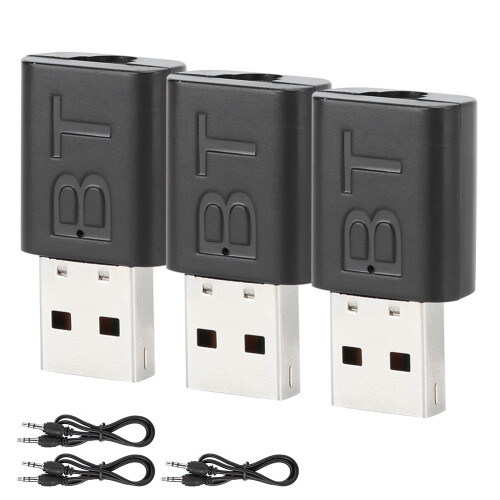 Hands Free Calling Kit, Mini USB Bluetooth Car Kit, Wide Applications, Extremely Lightweight, 3PCS