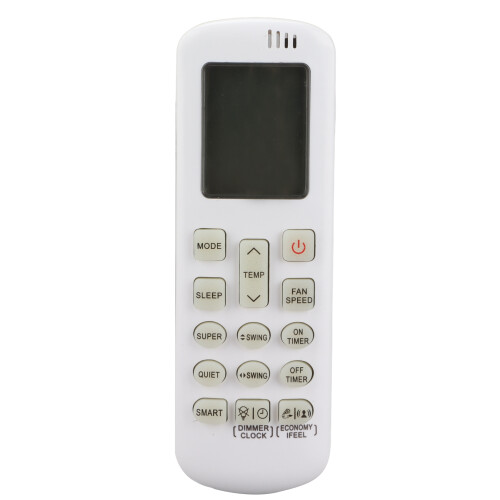 Télécommande de remplacement pour climatiseurs Hisense, compatible avec les climatiseurs Hisense. Aucune programmation ni configuration requise.