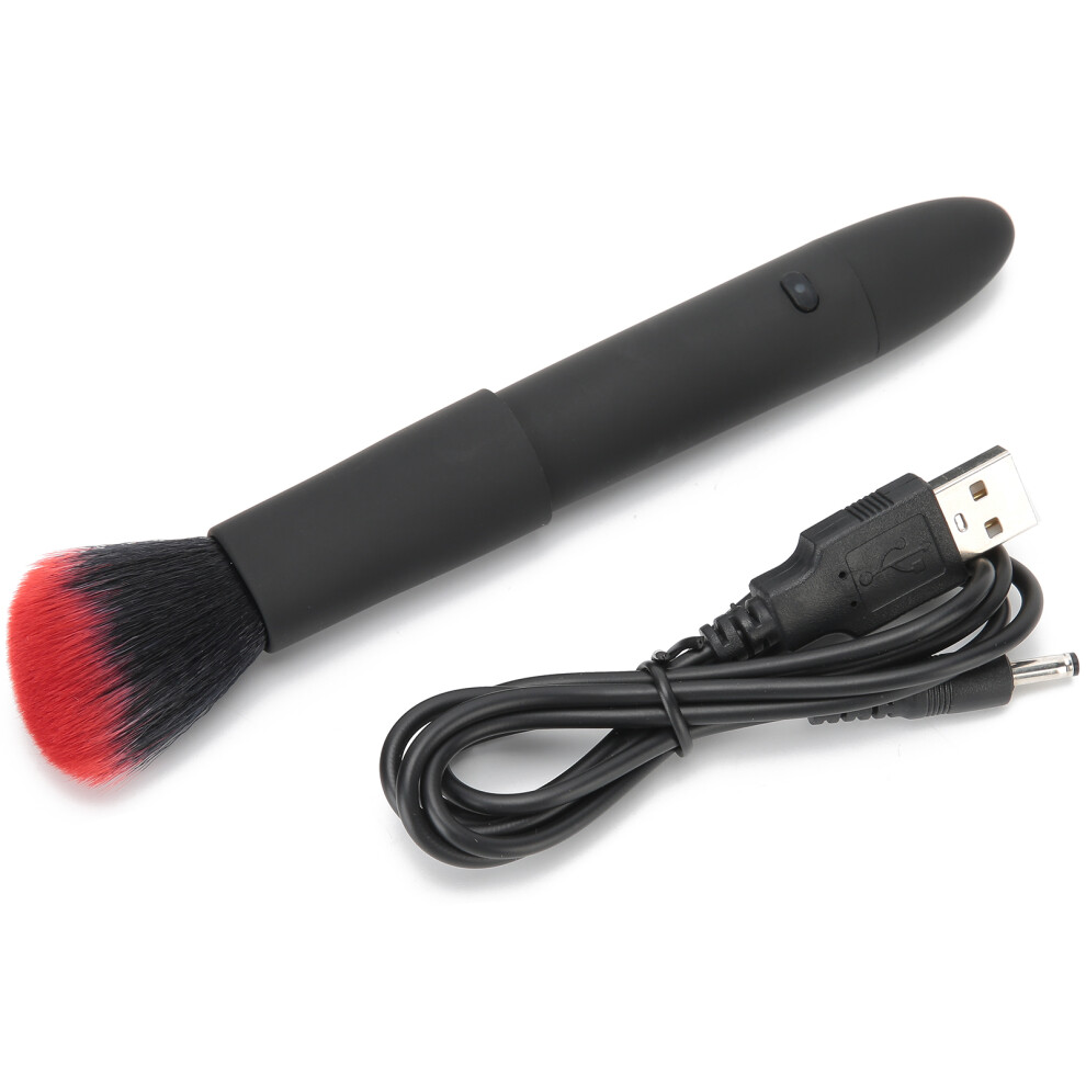 Multifunctional Brush for Smooth Foundation Application, Electric Makeup Brush with Adjustable Intensity and Soft Brush Hair, Rechargeable Vibration