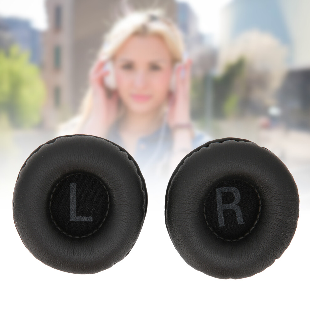 50Mm Universal Headset Ear Pads With L R Markings Replacement Cushions Black 3181378562110