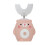 Automatic U Shaped Pink Electric Toothbrush for Kids Cartoon Bear Pattern 16