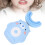 Eco-Friendly Silicone Bear Pattern Auto Toothbrush Kids Electric Blue 15