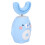 Eco-Friendly Silicone Bear Pattern Auto Toothbrush Kids Electric Blue 16