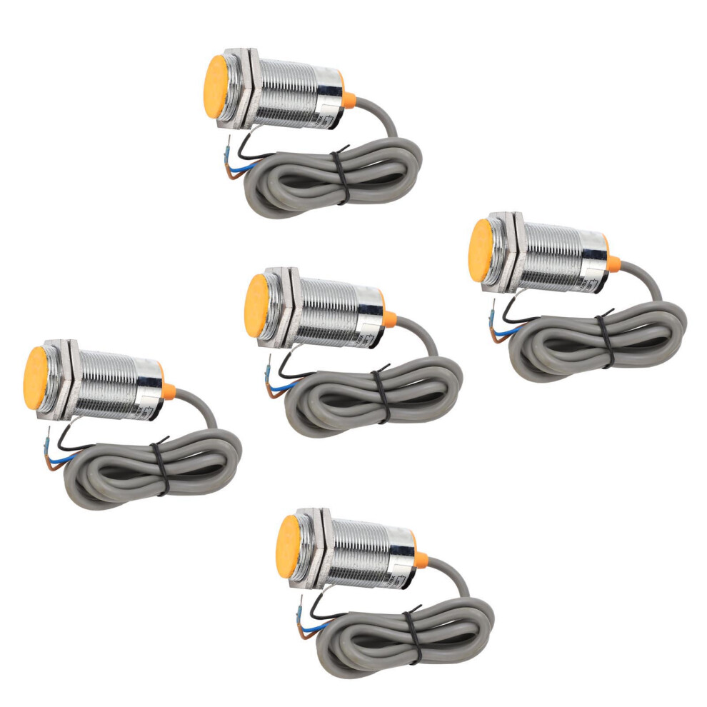 5Pcs Metal Inductive Switch Npn 3ÂWire 10Mm Detection, 30Mm Diameter 4911378563140